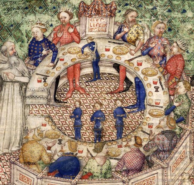 BNF Français 343 - Lakoma, ábrázolás Milánó, 1380-1385