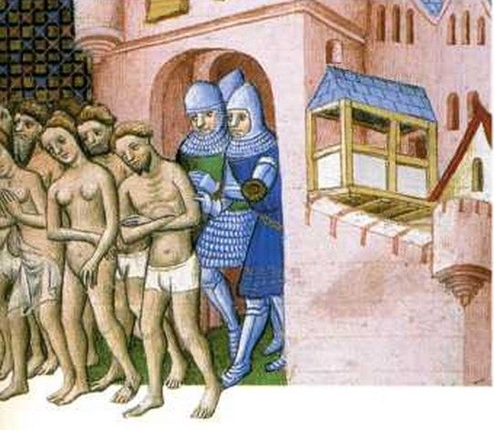 A katharok kiűzése Carcassonne-ból (1209)